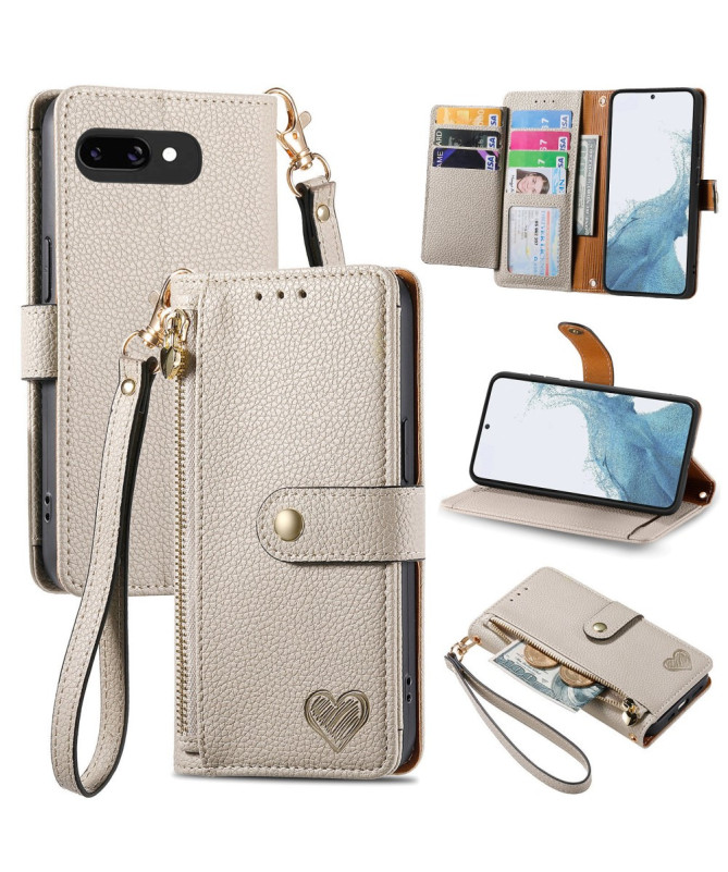 Housse Google Pixel 9a Portefeuille à Lanière | LOCKLET