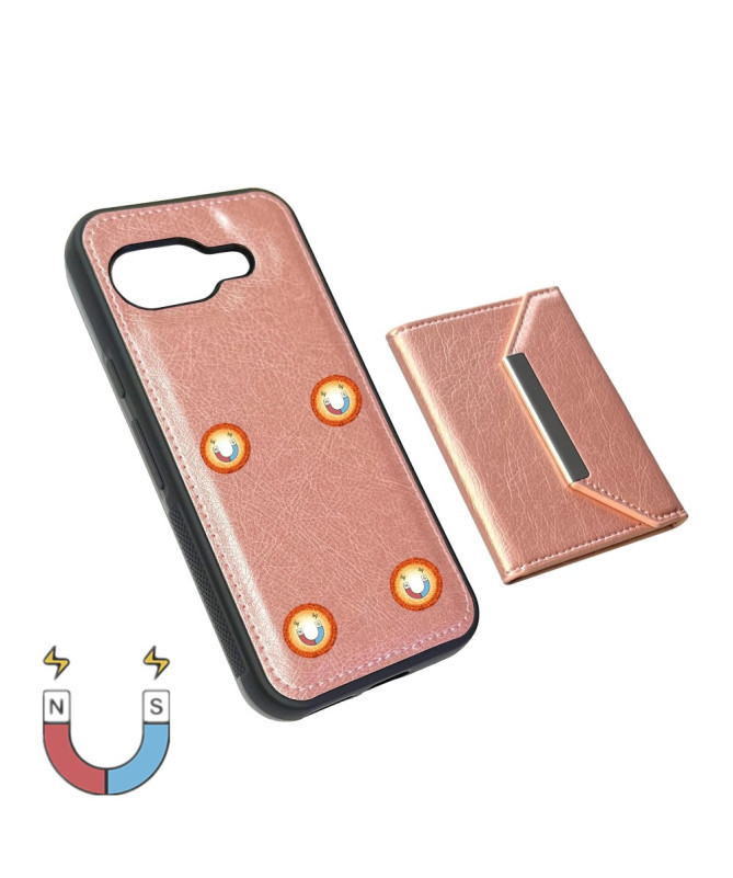 Coque Google Pixel 9a Porte-cartes Magnétique Amovible