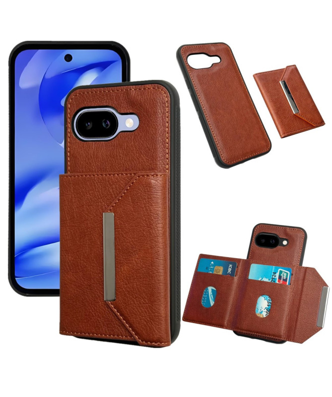 Coque Google Pixel 9a Porte-cartes Magnétique Amovible