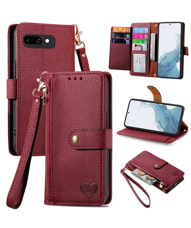 Housse Google Pixel 9a Portefeuille à Lanière | LOCKLET