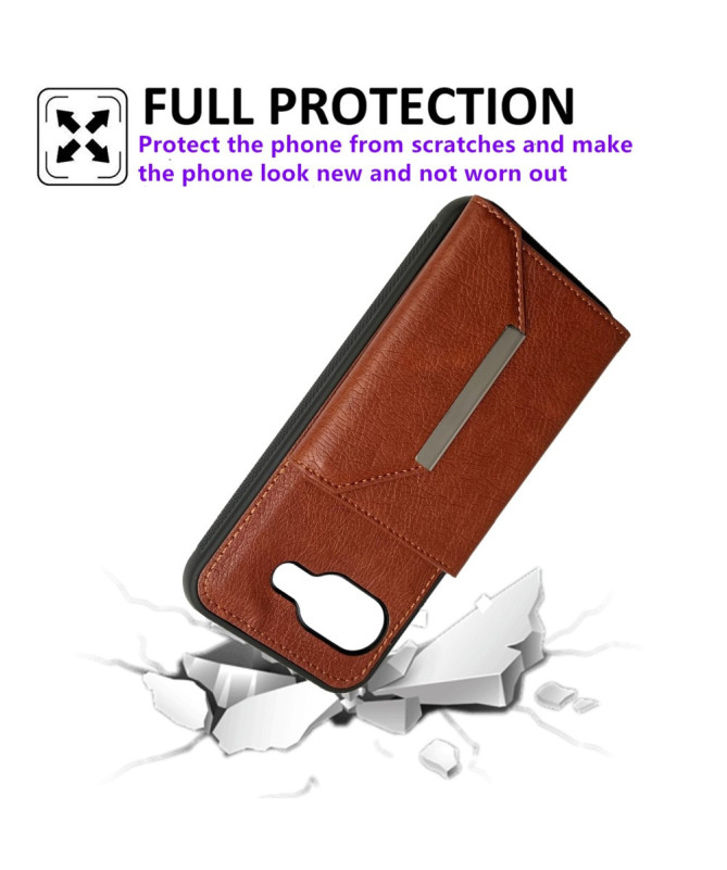Coque Google Pixel 9a Porte-cartes Magnétique Amovible