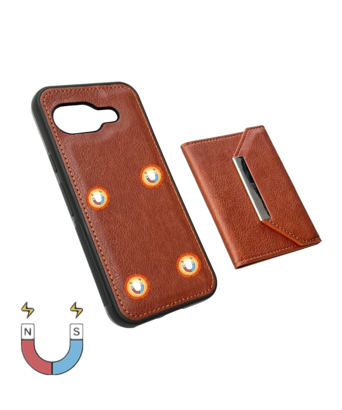 Coque Google Pixel 9a Porte-cartes Magnétique Amovible