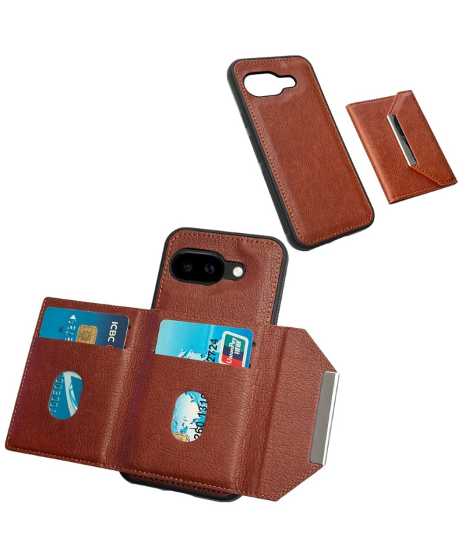 Coque Google Pixel 9a Porte-cartes Magnétique Amovible