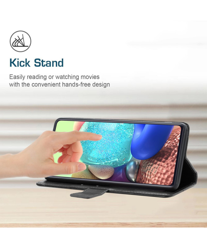 Housse Google Pixel 9a effet cuir Y Lines à lanière