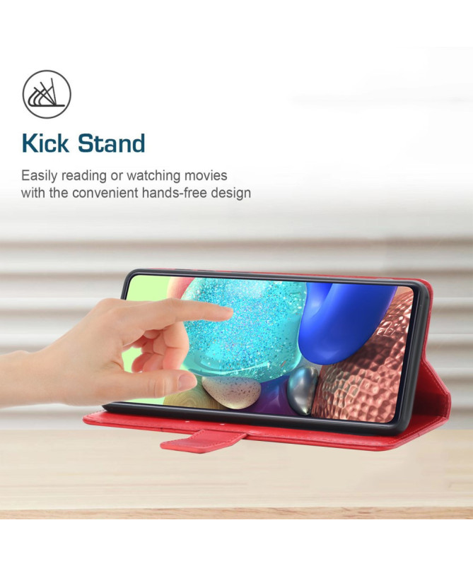 Housse Google Pixel 9a effet cuir Y Lines à lanière