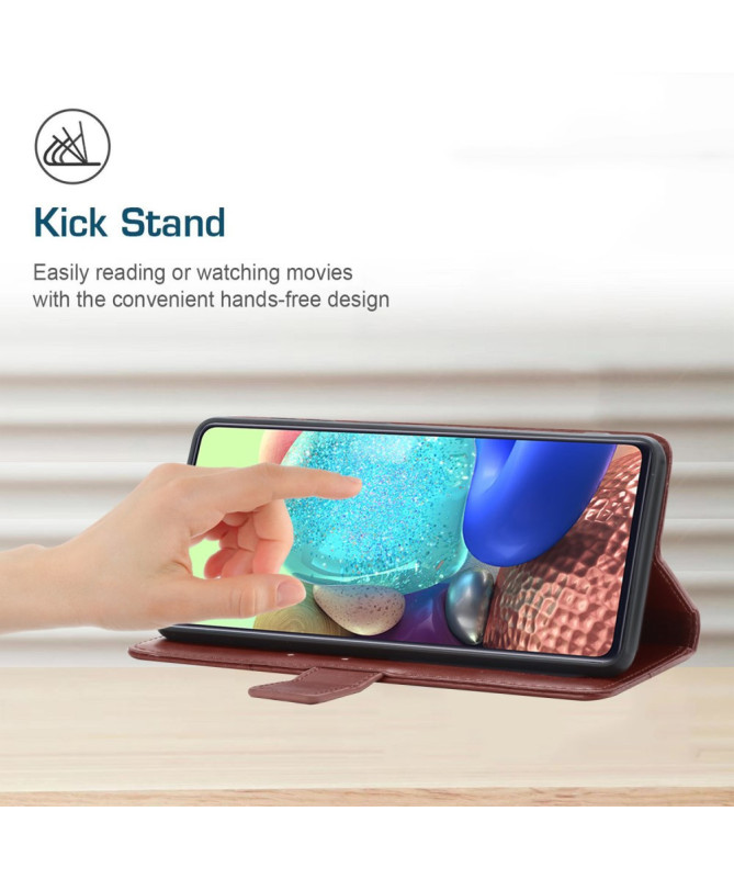 Housse Google Pixel 9a effet cuir Y Lines à lanière