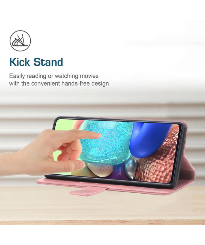 Housse Google Pixel 9a effet cuir Y Lines à lanière