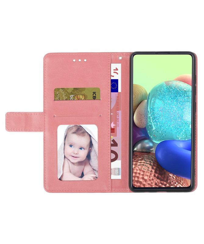 Housse Google Pixel 9a effet cuir Y Lines à lanière