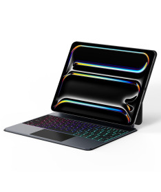 Clavier pour iPad Pro 13 (2025) / 13 (2024) avec Trackpad Magnétique