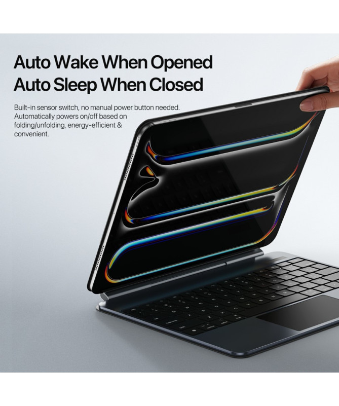 Clavier pour iPad Pro 13 (2025) / 13 (2024) avec Trackpad Magnétique