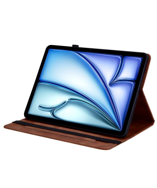 Housse iPad Air 11 (2025/2024) Coeur Gravé, Support et Rangement