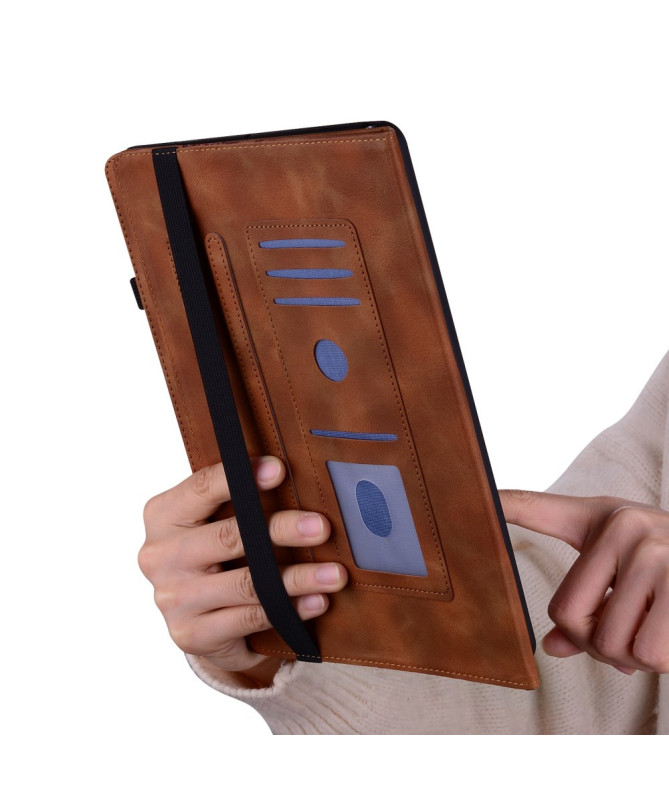 Housse iPad Air 11 (2025/2024) Coeur Gravé, Support et Rangement