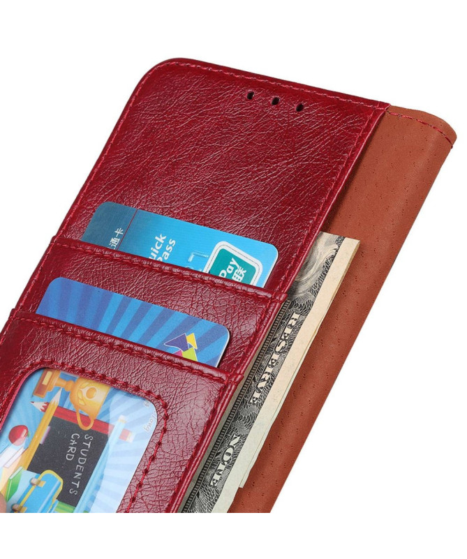 Housse iPhone 16 Pro Style Cuir Vieilli