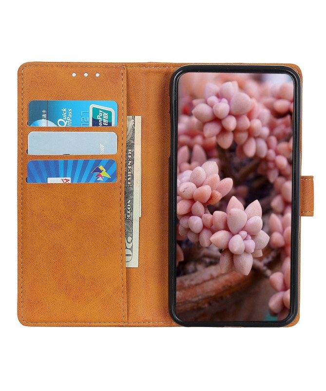 Housse iPhone 16 Pro Marius effet cuir mat