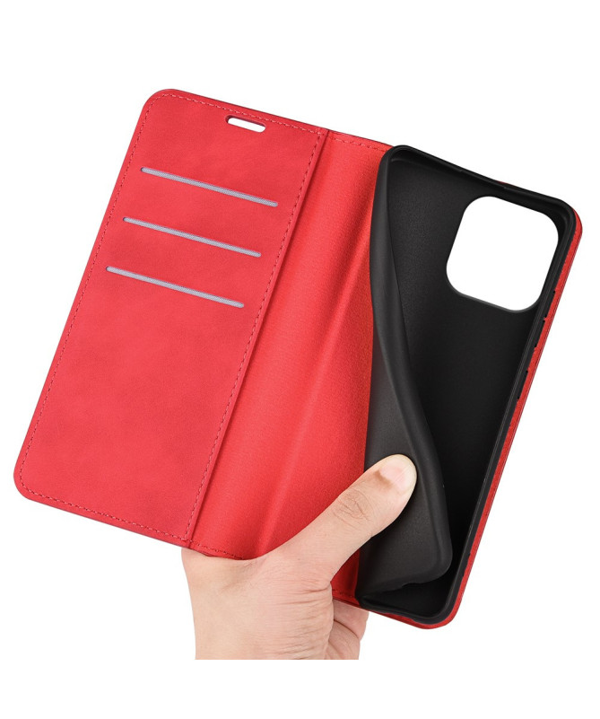 Étui iPhone 16 Pro simili cuir fonction stand