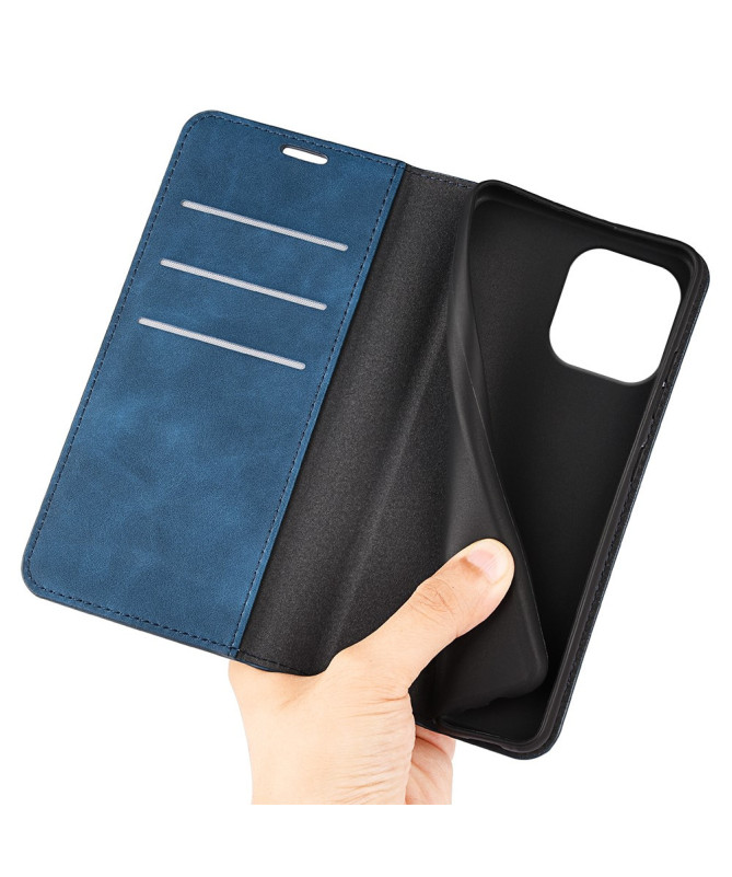 Étui iPhone 16 Pro simili cuir fonction stand