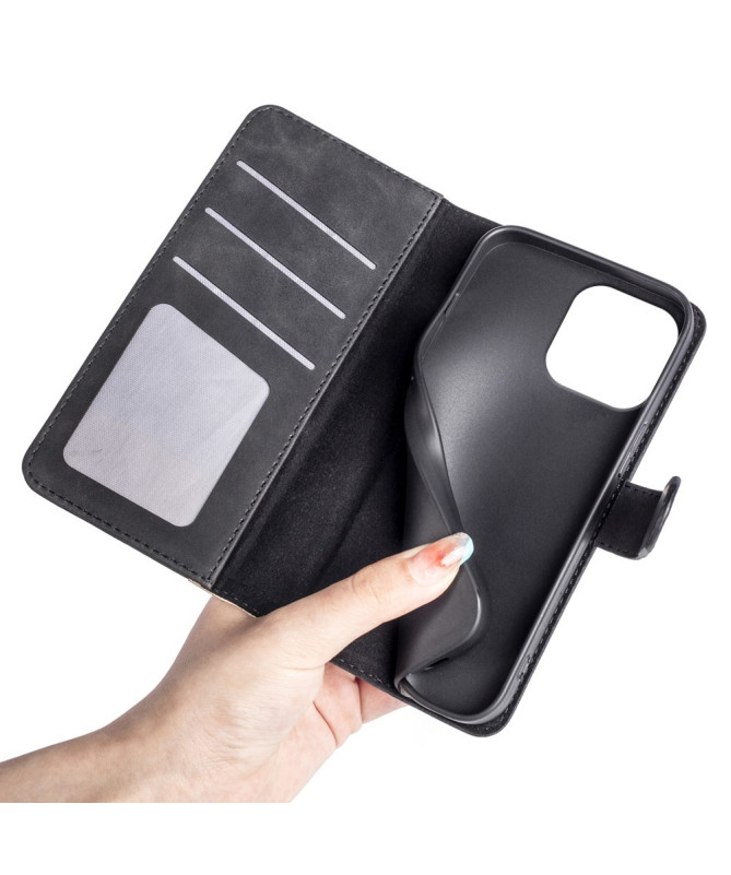 Housse iPhone 16 Pro Stand Folio Bicolore