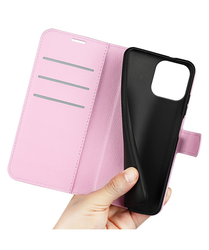 Housse iPhone 16 Pro portefeuille style cuir