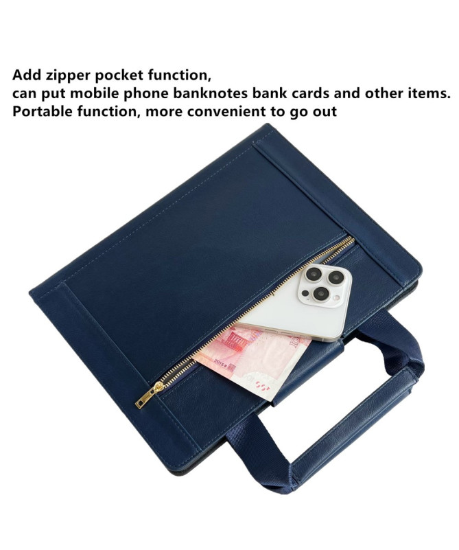 Housse iPad mini (2024/2021) | Pochette Zippée & Poignée Intégrée