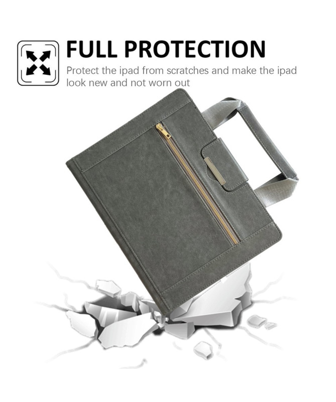 Housse iPad mini (2024/2021) | Pochette Zippée & Poignée Intégrée