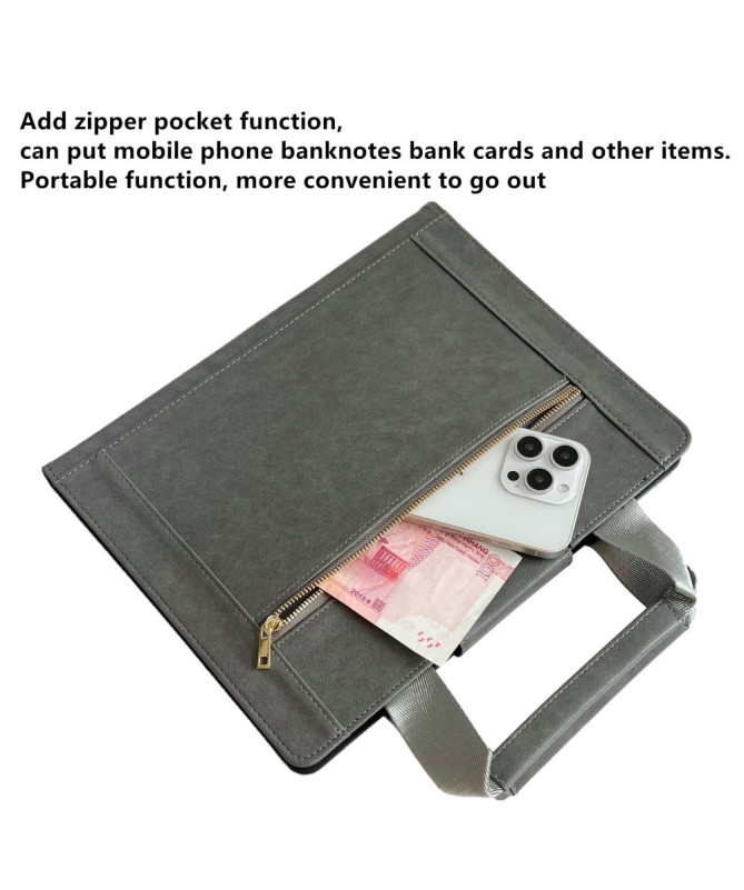 Housse iPad mini (2024/2021) | Pochette Zippée & Poignée Intégrée