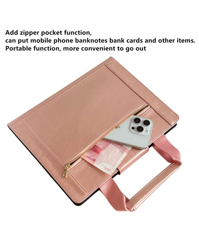 Housse iPad mini (2024/2021) | Pochette Zippée & Poignée Intégrée