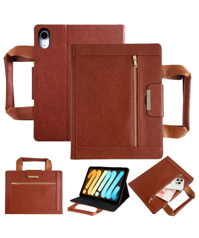 Housse iPad mini (2024/2021) | Pochette Zippée & Poignée Intégrée