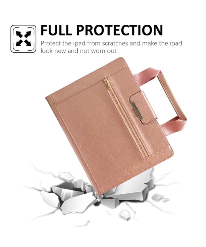 Housse iPad mini (2024/2021) | Pochette Zippée & Poignée Intégrée