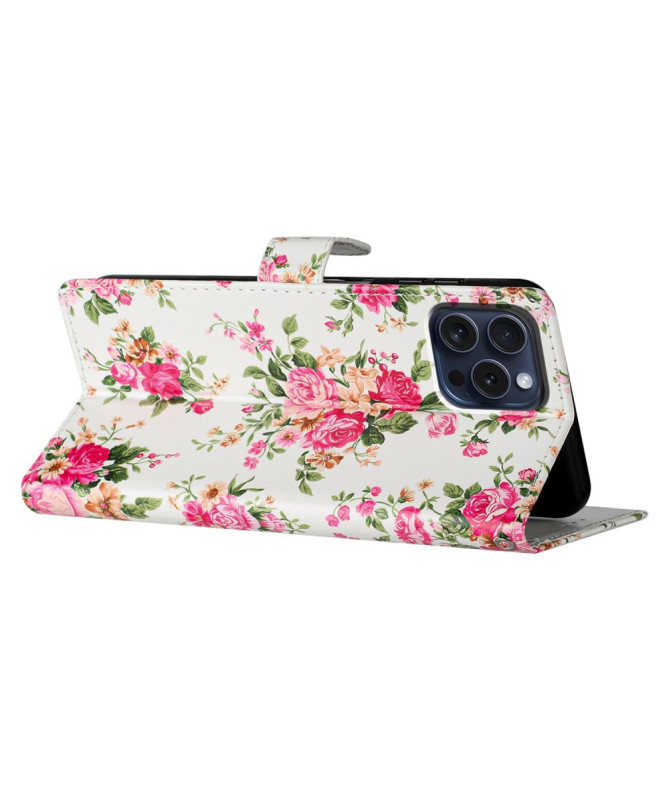 Housse iPhone 16 Pro Bouquet de Fleurs