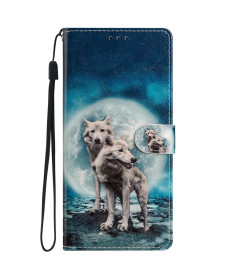 Housse iPhone 16 Pro Loups et Lune