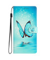 Housse iPhone 16 Pro Papillon Bleu
