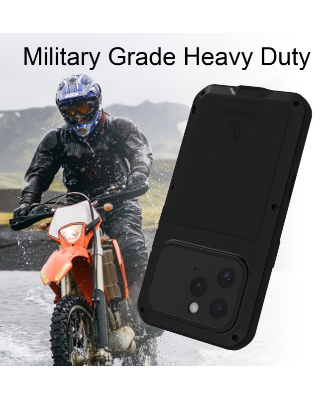 Coque iPhone 16 Pro Max LOVE MEI Powerful Protectrice