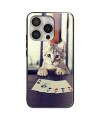 Coque iPhone 16 Pro | POKERCAT & Dos Verre Trempé