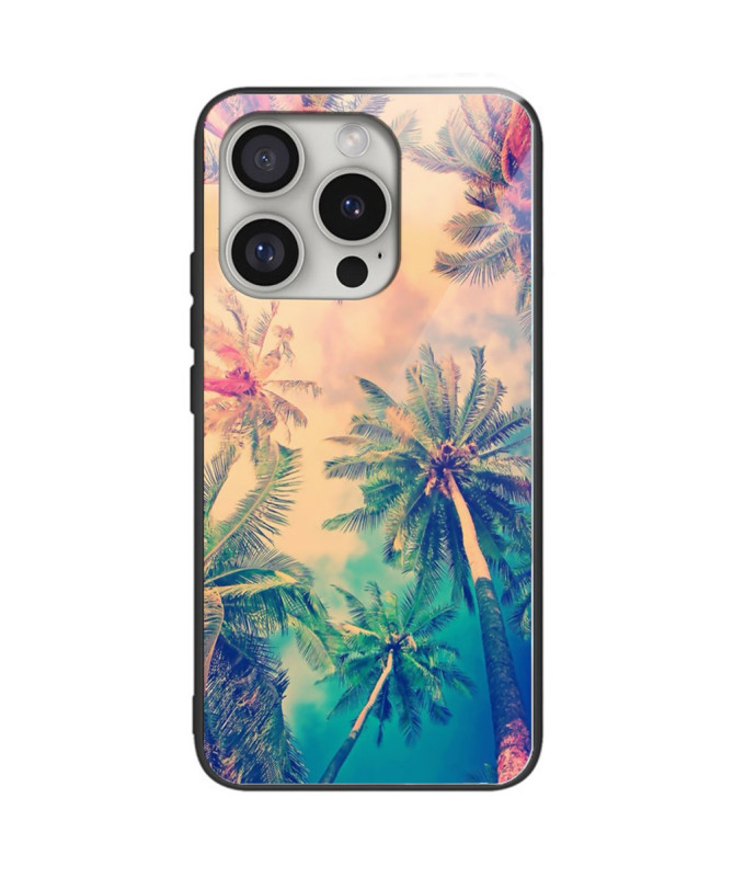 Coque iPhone 16 Pro | PALM SKY & Dos Verre Trempé