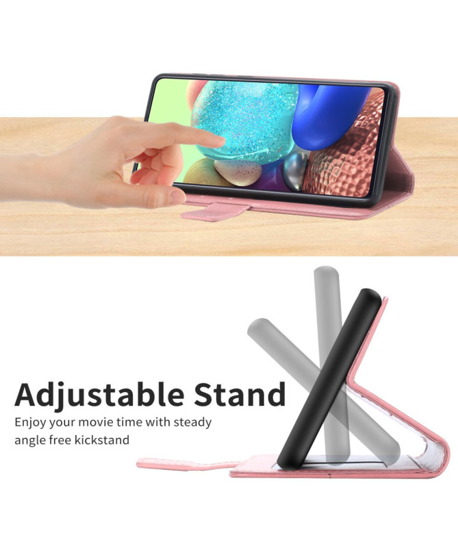 Housse iPhone 16 Pro effet cuir Y Lines à lanière