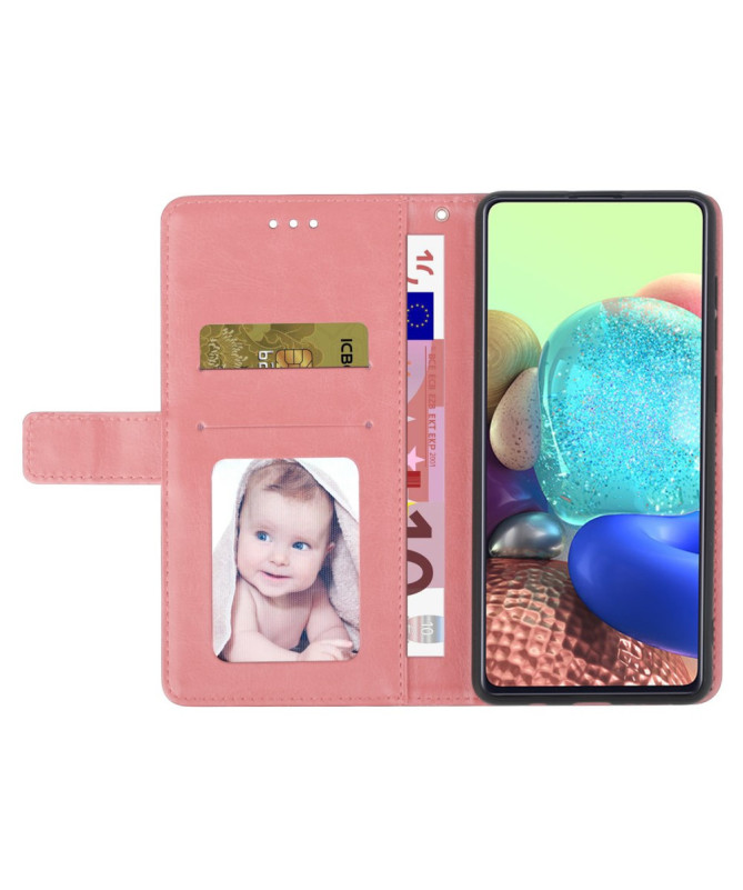 Housse iPhone 16 Pro effet cuir Y Lines à lanière