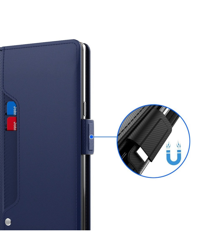 Housse iPhone 16 Pro premium porte cartes avec miroir