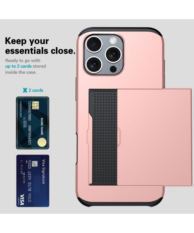 Coque iPhone 16 Pro avec porte-cartes | Slimpocket