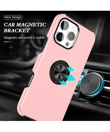 Coque iPhone 16 Pro Anneau Support | FLEX ARMOR Or Rose - photo 17