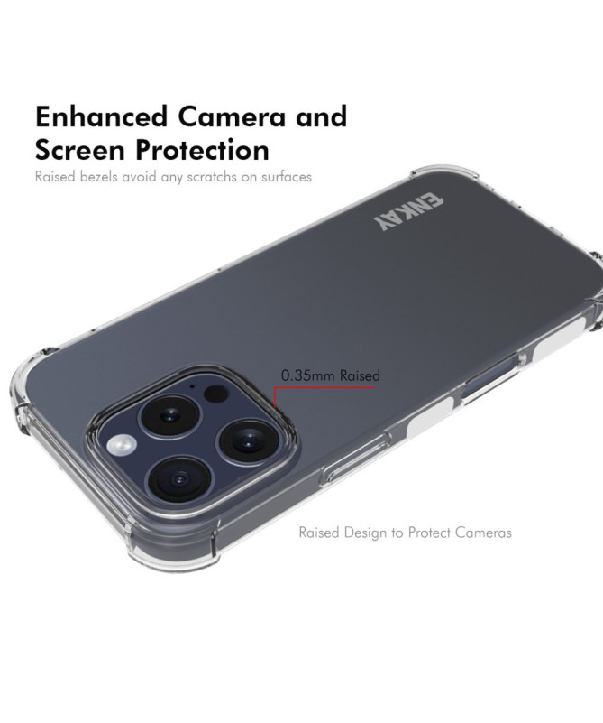 Protection Coque iPhone 16 Pro | ENKAY Transparent