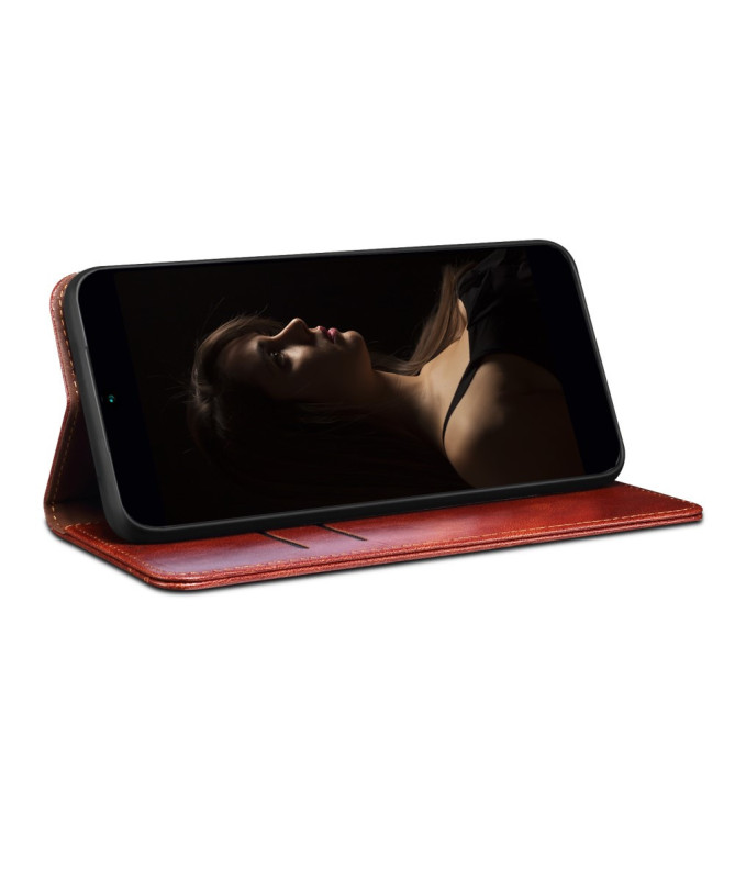 Housse iPhone 16 Pro Ernestine coutures apparentes