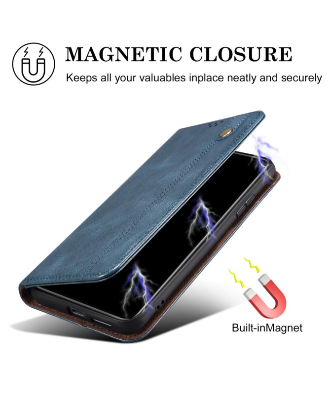 Housse iPhone 16 Pro Ernestine coutures apparentes