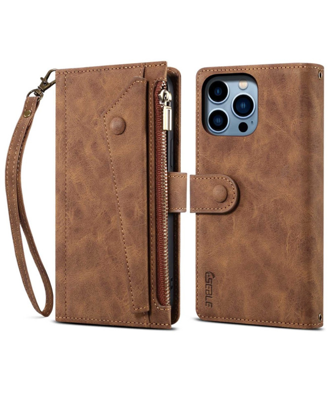 Housse iPhone 16 Pro Portefeuille à Lanière | Irène