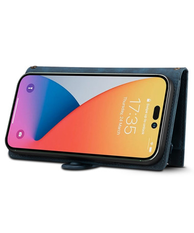 Housse iPhone 16 Pro Portefeuille à Lanière | Irène Bleu marine - photo 10