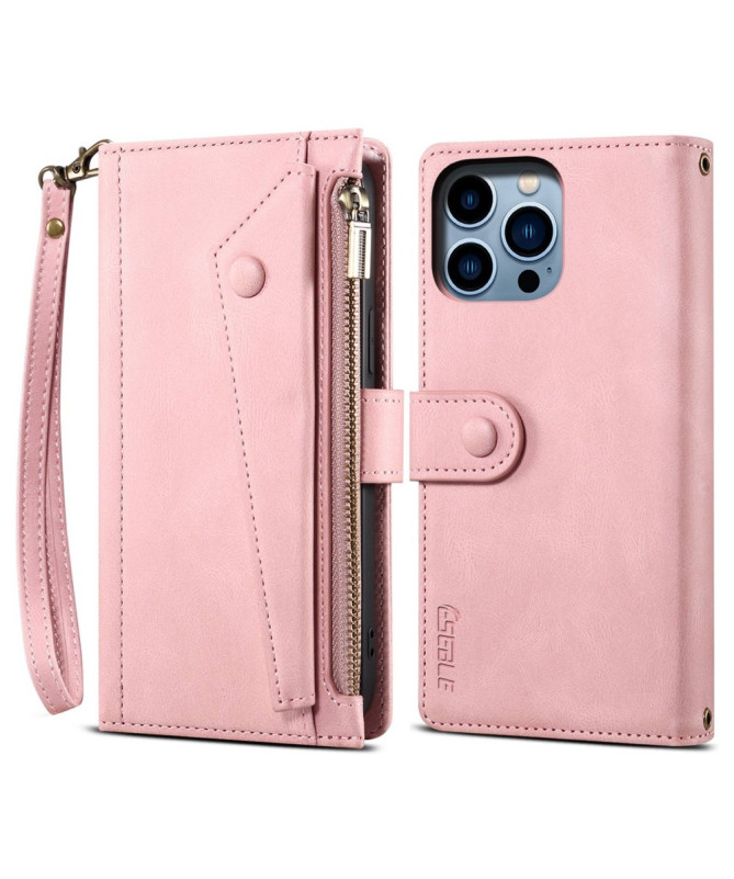 Housse iPhone 16 Pro Portefeuille à Lanière | Irène