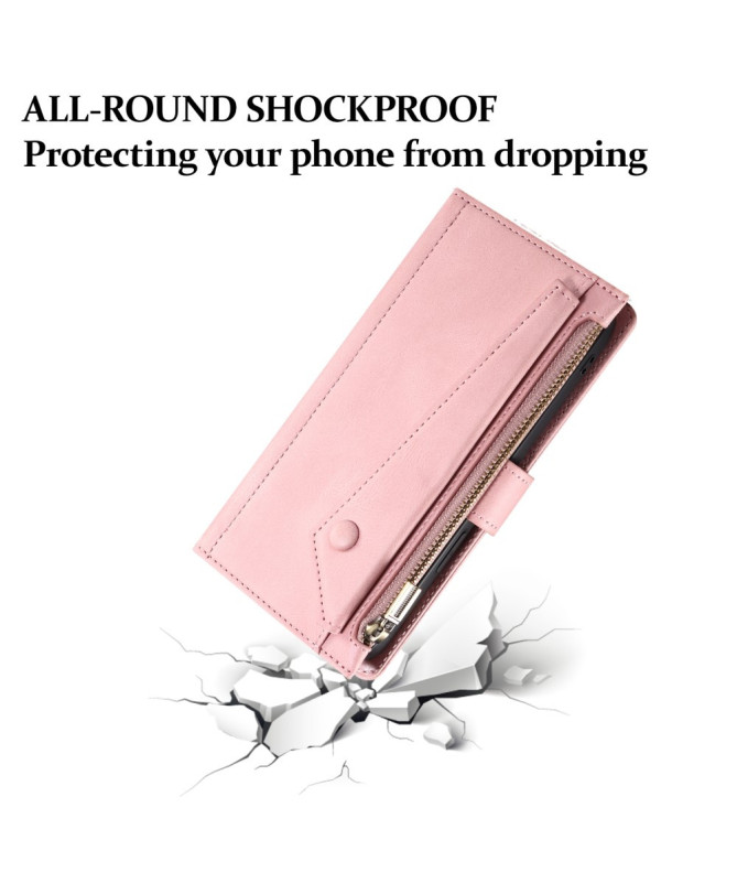 Housse iPhone 16 Pro Portefeuille à Lanière | Irène