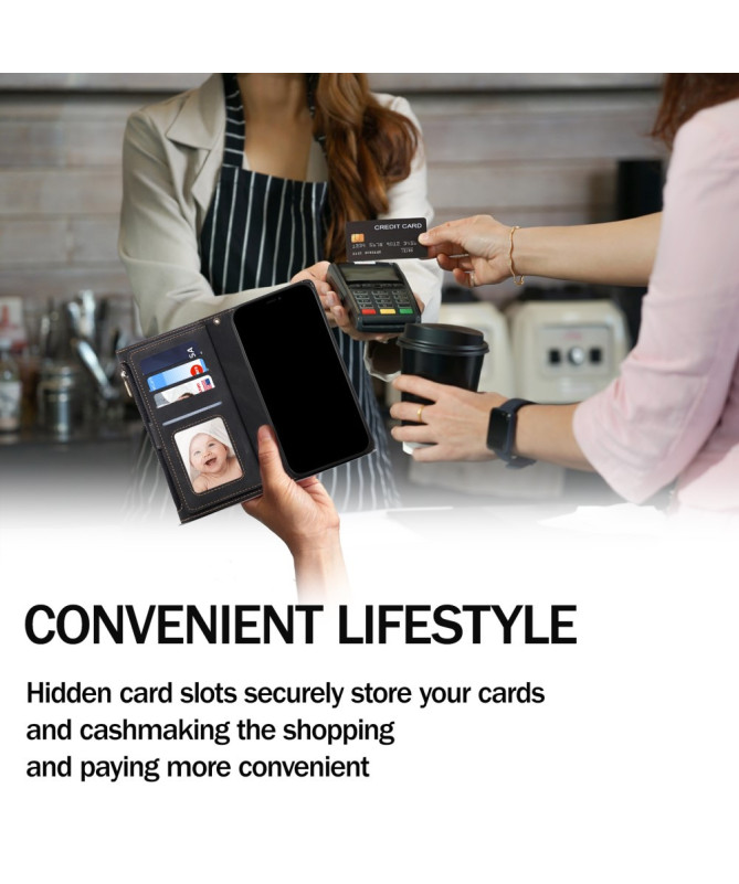 Housse iPhone 16 Pro Portefeuille à Lanière | Irène