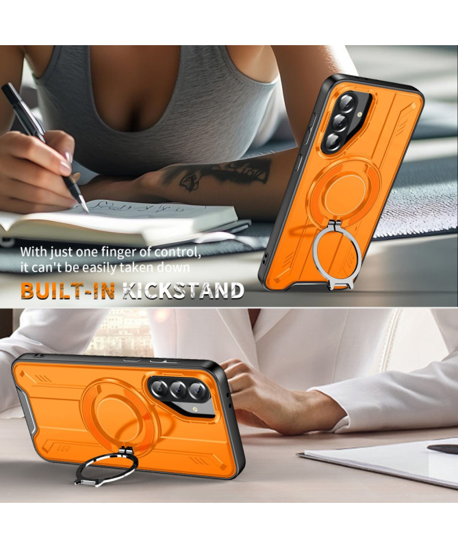 Coque Samsung Galaxy A56 5G Case avec anneau rotatif compatible MagSaf