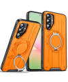 Coque Samsung Galaxy A56 5G Case avec anneau rotatif compatible MagSaf
