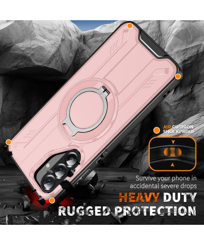 Coque Samsung Galaxy A56 5G Case avec anneau rotatif compatible MagSaf